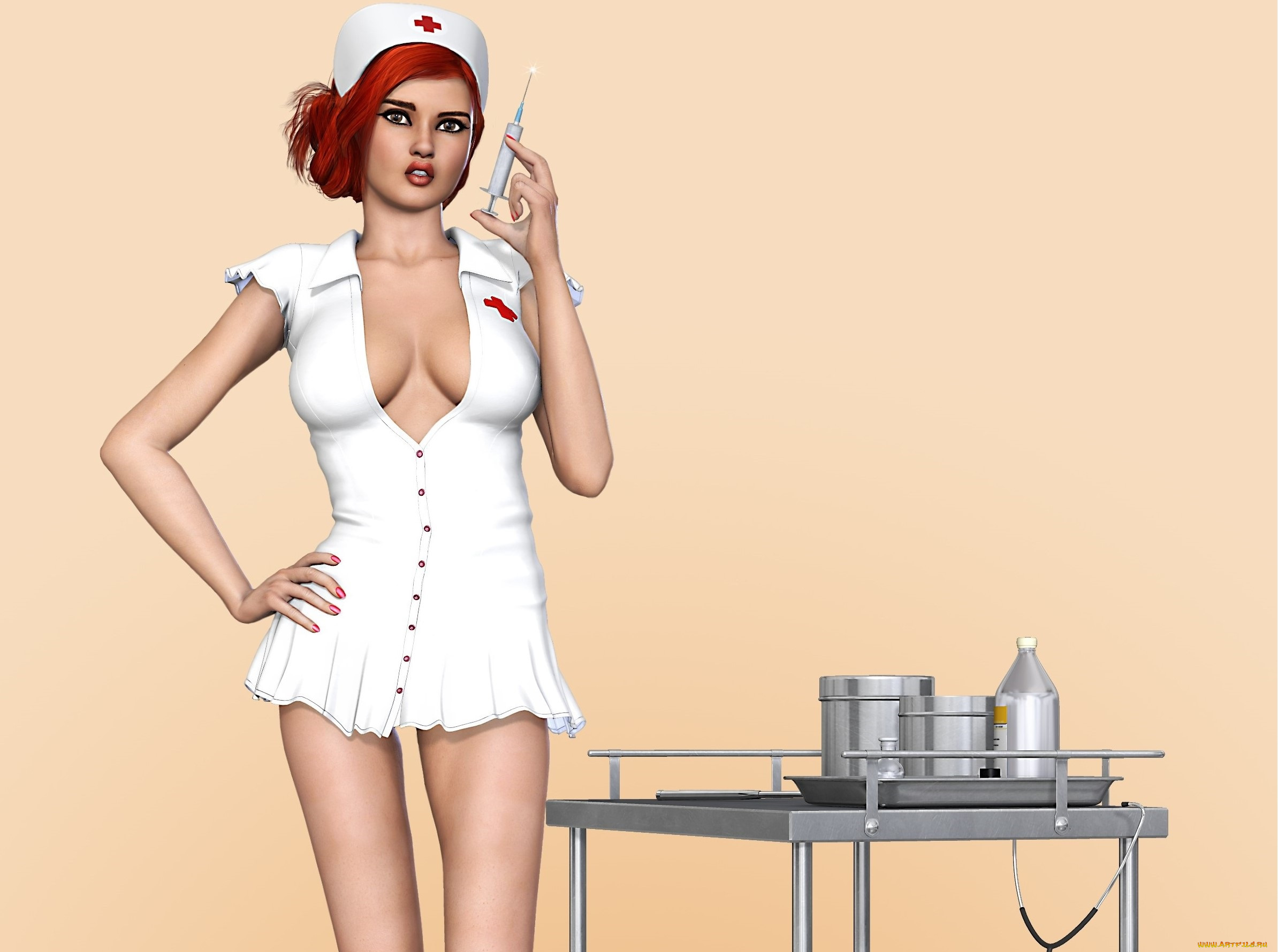 Медсестра 3d
